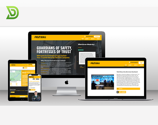 business website offers security services