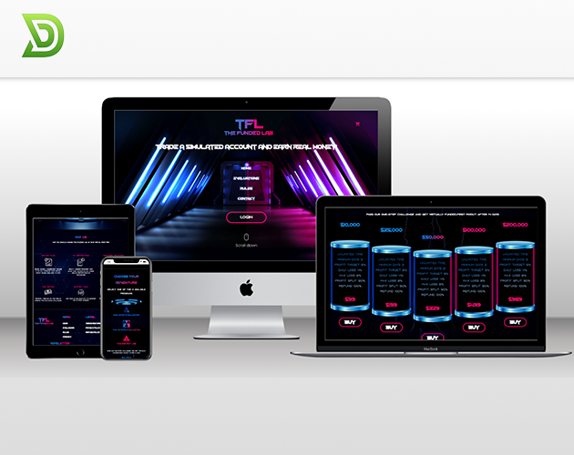 Business website for trading industry 